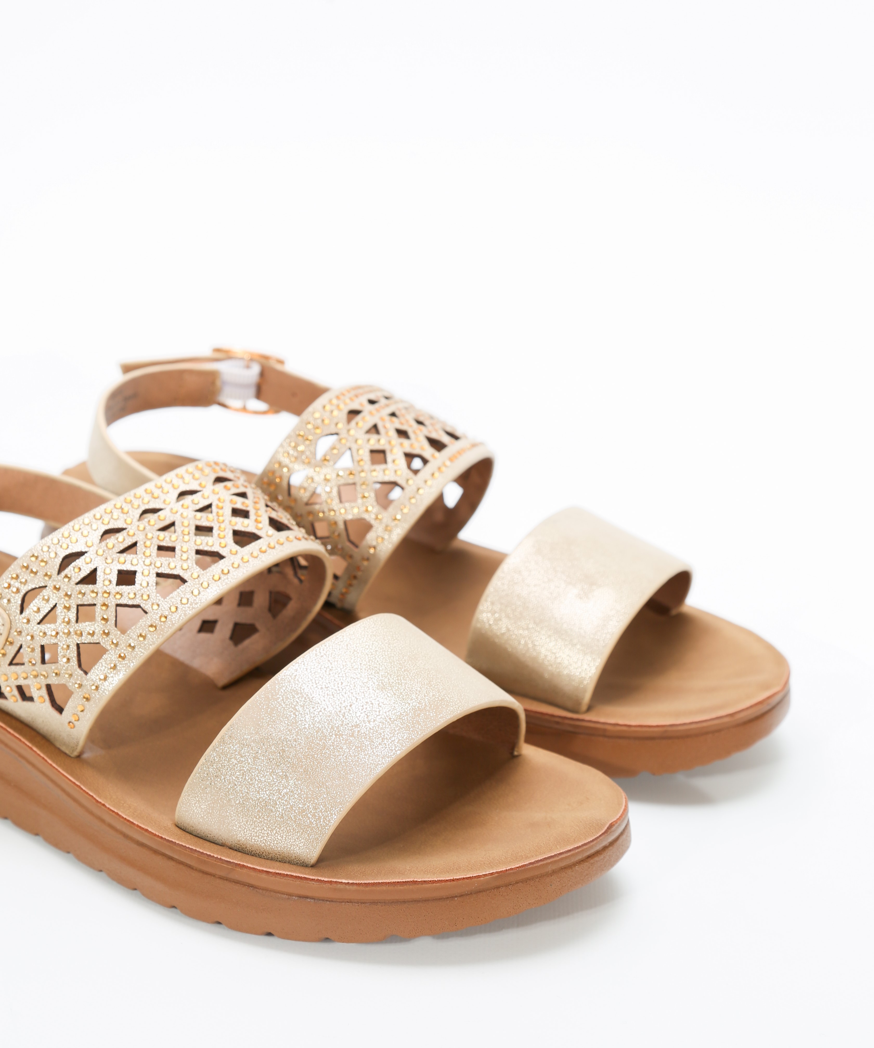 Sandalia plana strass image number null